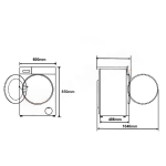 Máy giặt sấy Xiaomi Mijia MJ301 Pro (Giặt 10kg, Sấy 7kg)