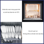 Máy rửa bát, rửa chén Xiaomi 8 bộ Mijia VDW0801M