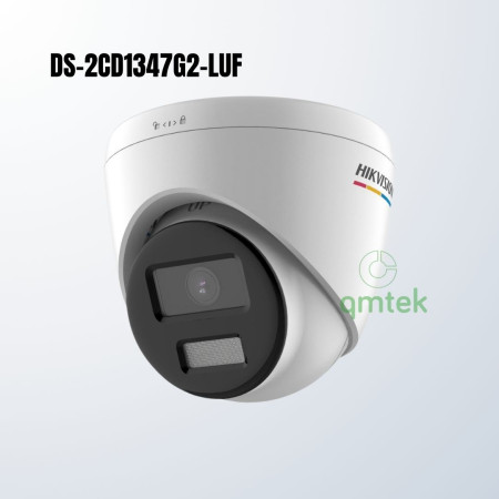 Camera IP Turret 4MP ColorVu Hikvision DS-2CD1347G2-LUF (Có Màu 24/7, WDR 120dB, Có Mic, Thẻ Nhớ)